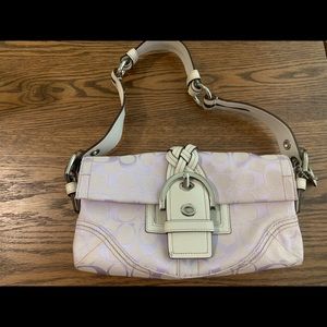 Purple Coach Purse